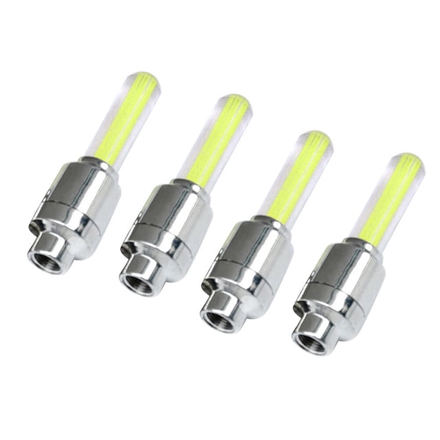SHISUYAN 4 Pcs Ampoule de Roue de Vélo LED Lumières de Roue de Vélo Colorées