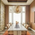 thumbnail image 2 of 31873-017 Eurofase Lighting Abruzzo - One Light Medium Pendant-Wood Finish, 2 of 4