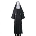 thumbnail image 4 of Disfraz de monja fantasma para Halloween, disfraz de monja de terror de Santa Vida, disfraz de sacerdote, 4 of 4