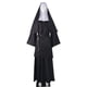 thumbnail image 4 of Disfraz de monja fantasma para Halloween, disfraz de monja de terror de Santa Vida, disfraz de sacerdote, 4 of 4