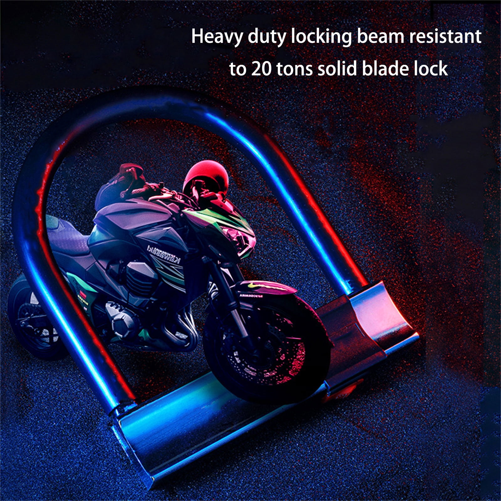 RUISINERY Electric Bike Lock 18mm Shackle Bike Locks with 2 Keys, Bicycles Locks for Mountain, Electric Folding Bike