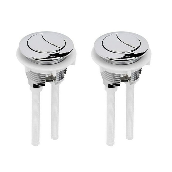 Necvior 2pcs Adjustable Toilet Double Push Flushing Button Toilet Water Tank Push Button