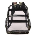 thumbnail image 2 of Fgnfyis Cute Clear Backpack Privacy Student Bookbag Large Capacity Eco Friendly Boys and Girls Backpacks for School, 2 of 9