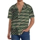thumbnail image 1 of Fotbe Jungle Green Camo USA Flag Camisa Estampada de Manga Corta para Hombre, Casual de Verano, Estilo Playero, Sin Arrugas-X-Large, 1 of 5