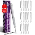 thumbnail image 1 of Navajas Dermaplaning MyMed 10R para mujer con mango, 1 of 6