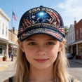 thumbnail image 2 of US 250th Anniversary Faith Art Print Hat Patriotic American Flag Cap Color B Size 20, 2 of 5