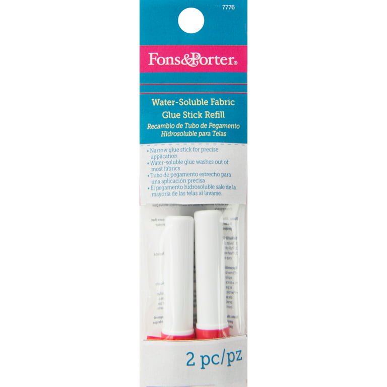 Fons & Porter Water Soluble Fabric Glue Marker Refill 2/Pkg