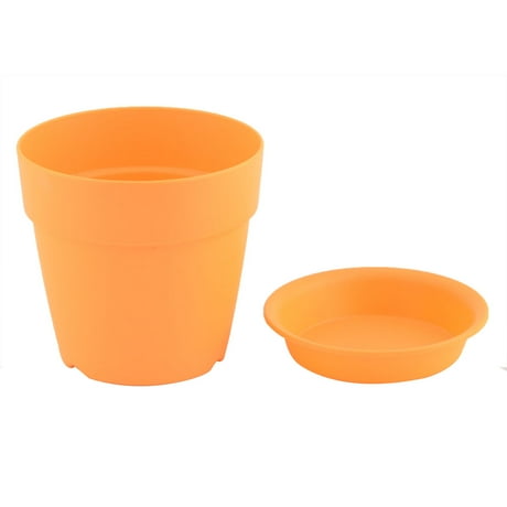 Home Garden Plastic Gardening Round Design Plant Flower 
