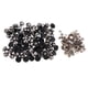 thumbnail image 2 of 100 Sets Plastic Geometric Studs Rivets Leather Craft Press Brooches Black, 2 of 5