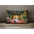 thumbnail image 4 of Beagle Cozy Christmas Throw Pillow 12 in x 16 in, 4 of 4