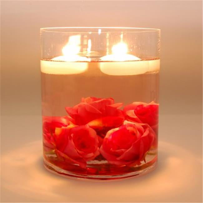 NEW IN BOX SCENTED ROSES  FLOATING CANDLES BOXED  ASST COLORS  12 LARGE 