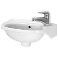 thumbnail image 2 of Barclay 4-551BQ Tina Vitreous China Wall Hung Sink Basin Bisque, 2 of 3