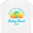thumbnail image 4 of Inktastic Summer Enjoy the Sunshine Delray Beach Florida in Blue Boys or Girls Long Sleeve Toddler T-Shirt, 4 of 5