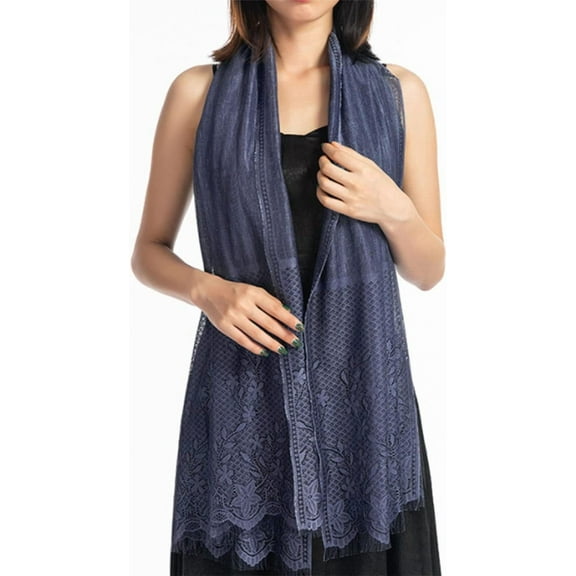 YooGuoGuo Lace Shawls and Wraps for Evening Dresses Party Scarcf Flower Mesh Wedding Accessories for Women and Bride