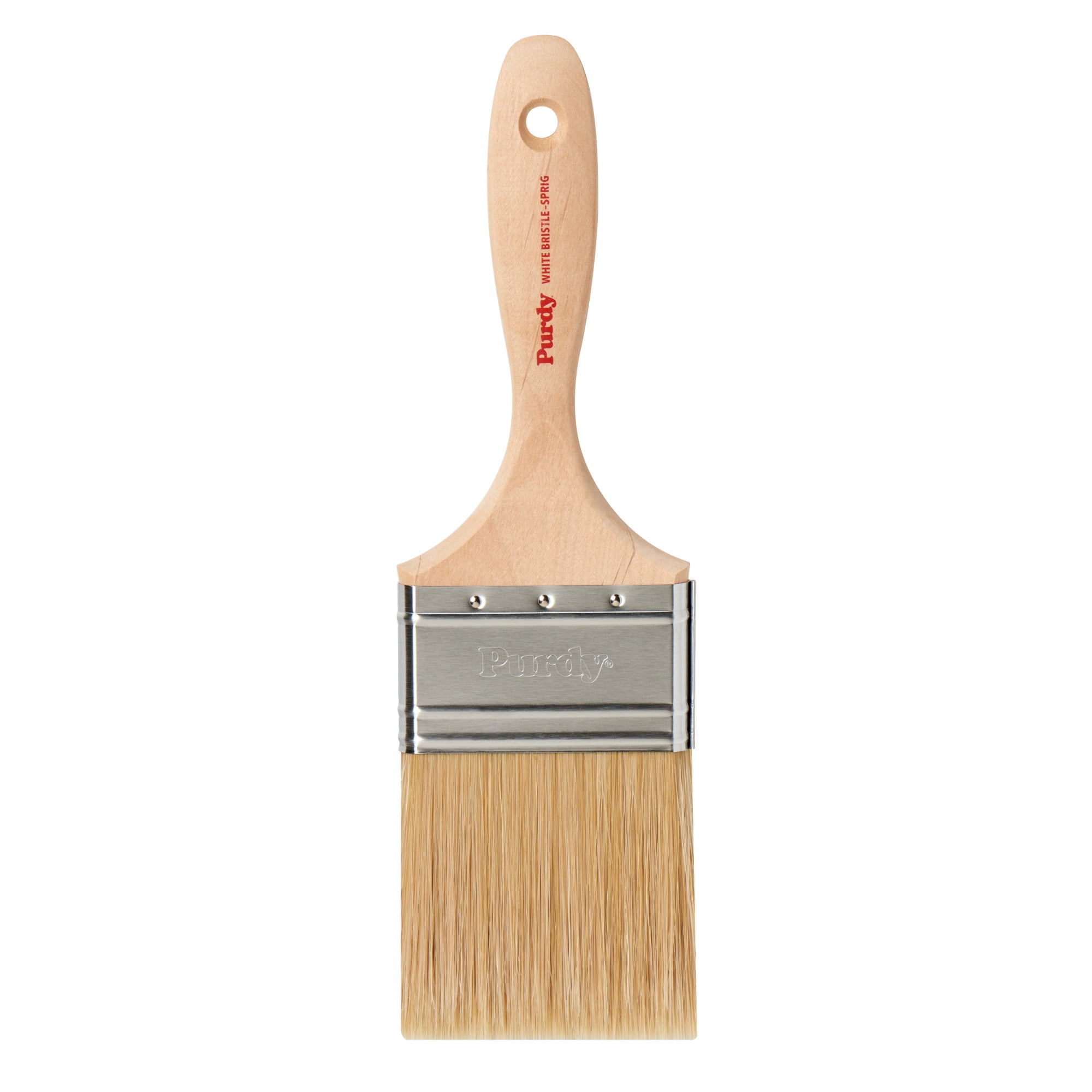 Purdy White Bristle Sprig, 3 in.