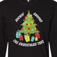 thumbnail image 4 of Inktastic Rockin' Around the Christmas Tree Long Sleeve T-Shirt, 4 of 5