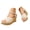 Beige, variant on Wedge Platform Sandals for Women Espadrille Ankle Strap Buckle Open Toe Fashion Casual Summer Shoes