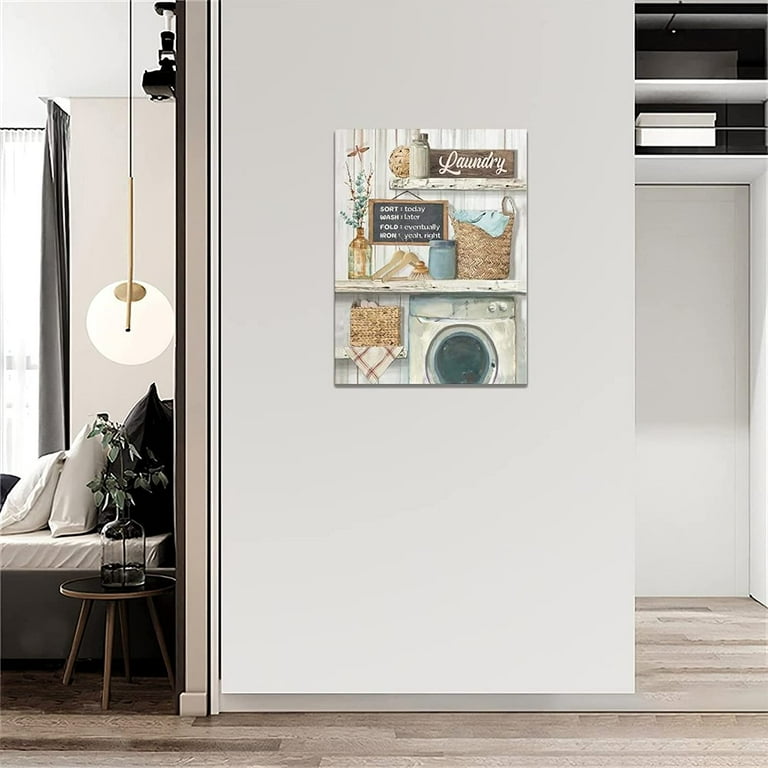 farmhouse-laundry-room-wall-art-laundry-schedule-funny-rules-wall-decor-country-laundry-room-sign-pictures-painting-print-framed-artwork-for-bathroom-laundry-room-decor-12-x16-walmart-com