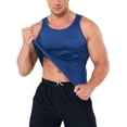 thumbnail image 3 of Ketyyh-chn99 Tops for Men Tank Top Undershirt Men's Casual Tank Tops Knit Sleeveless Lightweight Tee Basic T Shirts Blue,M, 3 of 4