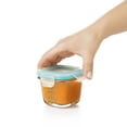 thumbnail image 3 of Juego de bloques de vidrio para bebés OXO Tot con 8 recipientes de 120 ml con tapas, 3 of 5