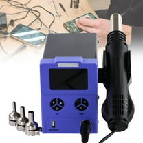 Desoldering Hot Air Gun, Hot Air Soldering Machine, Adjustable Temperature Air Volume, SMD Hot Air Rework Station, With Digital Display Screen