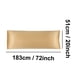 thumbnail image 2 of Funda de almohada de cuerpo de satén PiccoCasa, funda de almohada larga y sedosa para el cabello y la piel, Jumbo dorado, 2 of 7
