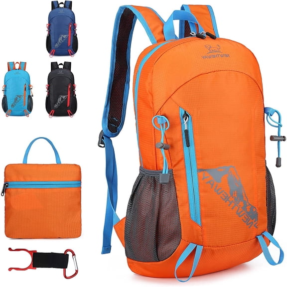 Hiking Backpack 20L, Lightweight Foldable Waterproof Daypack for Outdoor Camping Hiking Travel, Ultra-Light Packable Backpack with Pockets