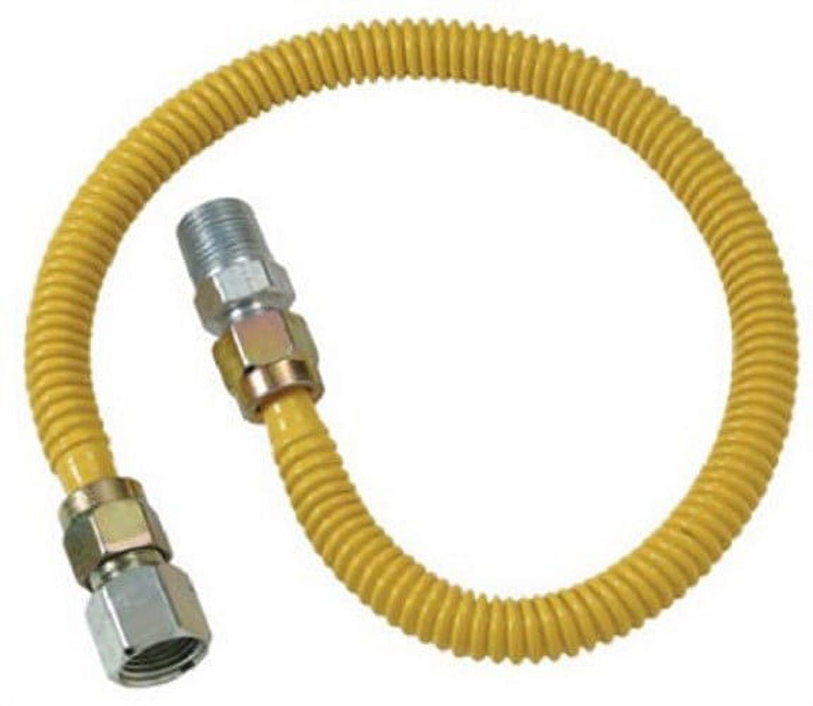 Brasscraft CSSD54-60 Dryer and Water Gas Dryer & Water Heater Flex-Line OD x 60" FIP x 1/2" MIP — Residential Use, Standard Application