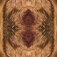 thumbnail image 1 of Ahgly Company Machine Washable Indoor Square Transitional Red Brown Area Rugs, 4' Square, 1 of 7