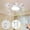 C, variant on Ceiling Fan Light Remote Control Ceiling Fan Light Silent Bladeless Design with 3-Speed & Dimming, Bedroom Garage Remote Control Fan