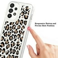 thumbnail image 6 of Feishell Case For Samsung A23 5G Cute Leopard Print Pattern Soft TPU Rubber Bumper Shockproof Anti-Scratch Slim Phone Cover Support Wireless Charging For Samsung Galaxy A23 5G, Black+Pink, 6 of 8