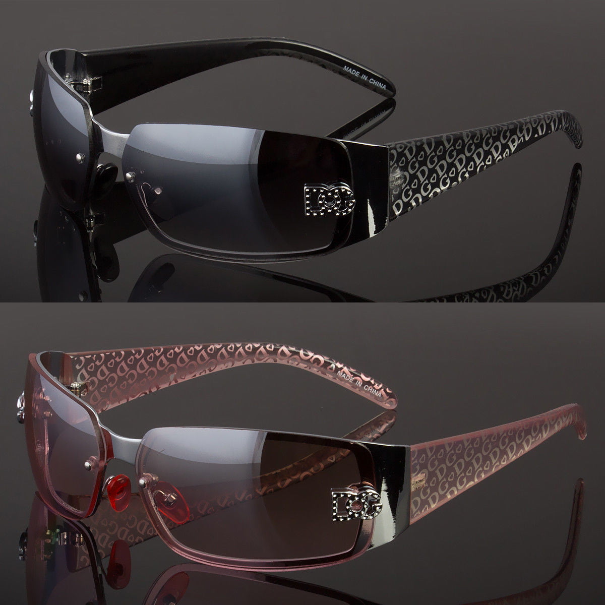 NEW Stunning DG Eyewear Designer Slim Rectangle Womens Sunglasses 100%UV400 34 
