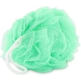 thumbnail image 4 of 24 esponjas de baño o ducha festivas rojas y verdes para vacaciones, puf de malla mediana, venta al por mayor, lote a granel, 4 of 7