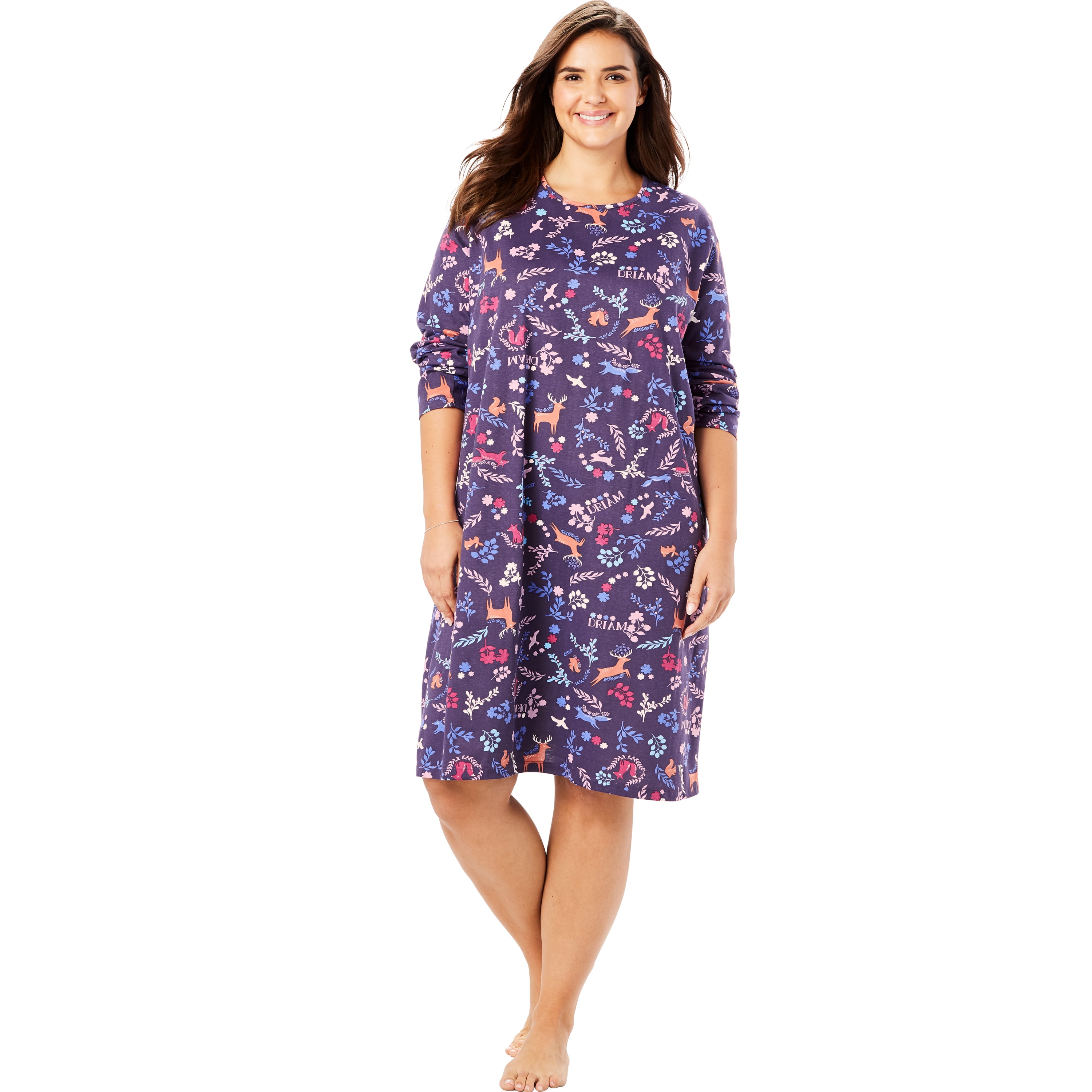 long nightgowns walmart