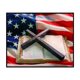 thumbnail image 1 of Kit completo de bordado de punto de cruz de 36x46cm, adornos estampados con cruz de bandera americana Likrtyny decoración de arte, 1 of 9