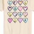 thumbnail image 3 of Peanuts - Love Heart Grid Short Sleeve Graphic T-Shirt, 3 of 6