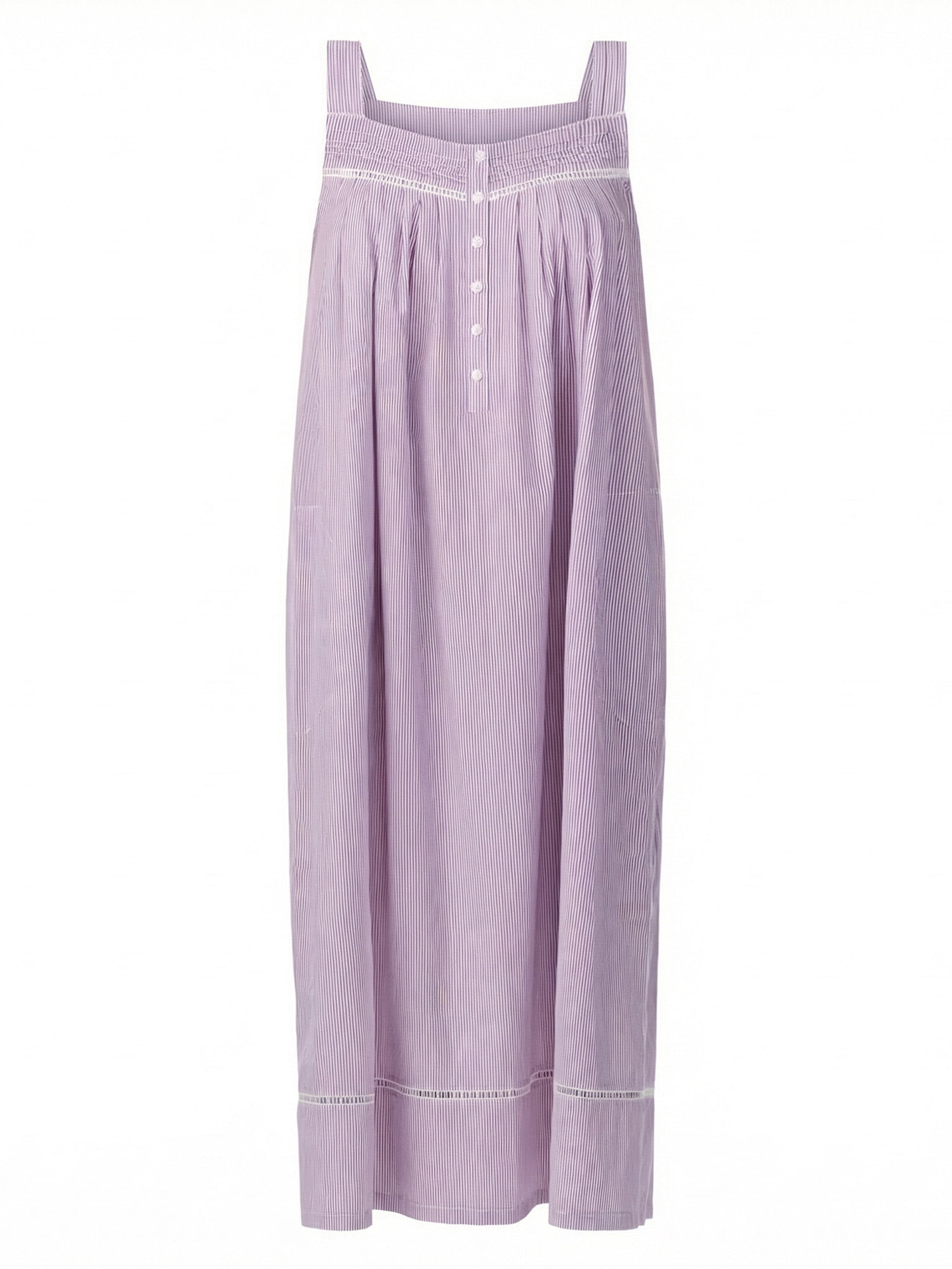 Aria Women's Lightweight Cotton Woven 50" Ballet Nightgown, Sizes XS-5X