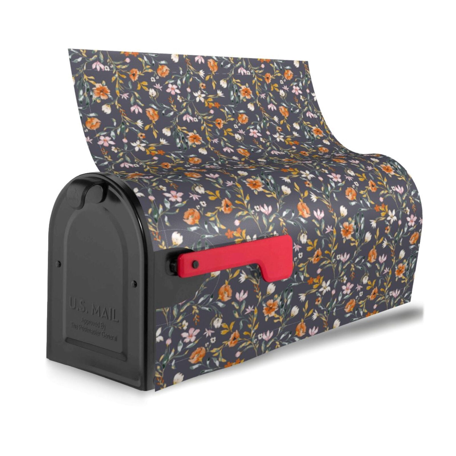 Xecao Wildflowers for Mailbox Cover with Magnetic Strips, Waterproof and Sunscreen, Adds a Decorative Touch to Your Garden Yard.