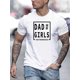 thumbnail image 1 of DAD OF GIRLS And Crown Graphic Print, Men's Novel Graphic Design T-shirt, Casual Comfy Tees For Summer, Men's Clothing Tops For Daily Activities, Casual Sporty Tee, Comfy Tee, 1 of 6