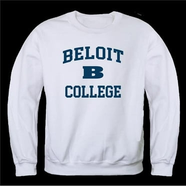 Beloit College Buccaneers Seal Crewneck Sweatshirt, White - 2XL