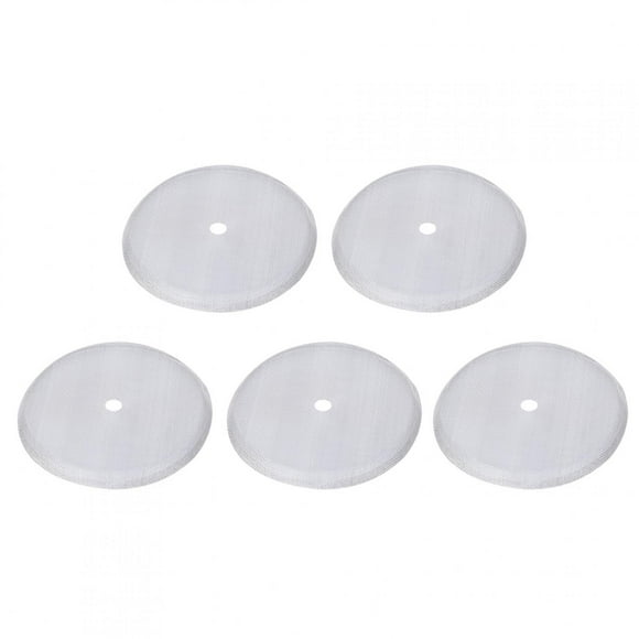 Filtro de café de pantalla de filtro de repuesto de prensa francesa de acero inoxidable de 5 piezas para accesorio de filtro de malla de cafetera de prensa francesa de 600 ml Ecomeon no