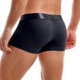 thumbnail image 4 of Domuza Mens Boxer Briefs Multiple Colors Underwear for Men Soft Breathable Trunk Soft Comfortable Underwear Black XL, 4 of 5