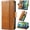 Khaki, variant on for Samsung Galaxy A53 (5G) Leather Phone Case Thin Wallet Folio Flip Cover Business Contrast Stripe Style, [RFID Blocking] Multi Card Holder Cash Slot, Magnetic Clasp, Kickstand