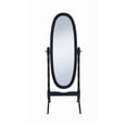 thumbnail image 2 of Aesthetically Charmed Oval Shaped Cheval Mirror, Black, 2 of 2