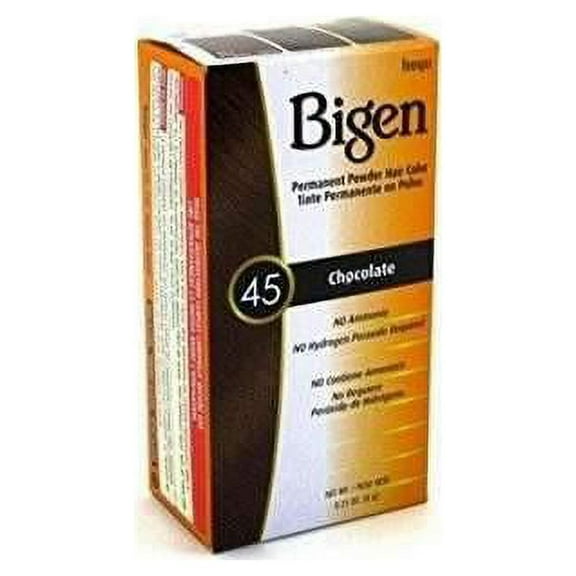 Bigen Permanent Powder Hair Color 45 Chocolate