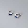 thumbnail image 3 of Pendientes geométricos compactos de moda con personalidad y hebilla de oreja de diamante de temperamento simple femenino de plata S925, 3 of 5