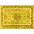 thumbnail image 1 of Ahgly Company Indoor Rectangle Medallion Yellow Traditional Area Rugs, 8' x 10', 1 of 4