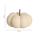 thumbnail image 2 of SUNSIOM Decorative Pumpkins Artificial Pumpkins Ceramic Pumpkins Tabletop Centerpieces for Home, 2 of 8