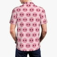 thumbnail image 3 of Balery Pig Nose Printed Men’s Short Sleeve Polo Shirt, Midweight Men's Shirt,Golf Polo shirts -XX-Large, 3 of 8