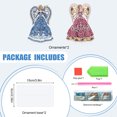 thumbnail image 2 of Decoraciones Mesa Arte Diamante 5D Diy Pintura Diamantes Adornos Kit 2pcs Mascota Forma Especial Animal para Principiante, 2 of 9